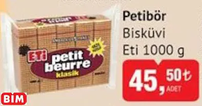 ETİ  PETİBÖR BİSKÜVİ